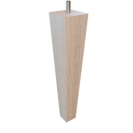 Designs Of Distinction 9" Square Tapered Leg - White Oak 01244009WK6